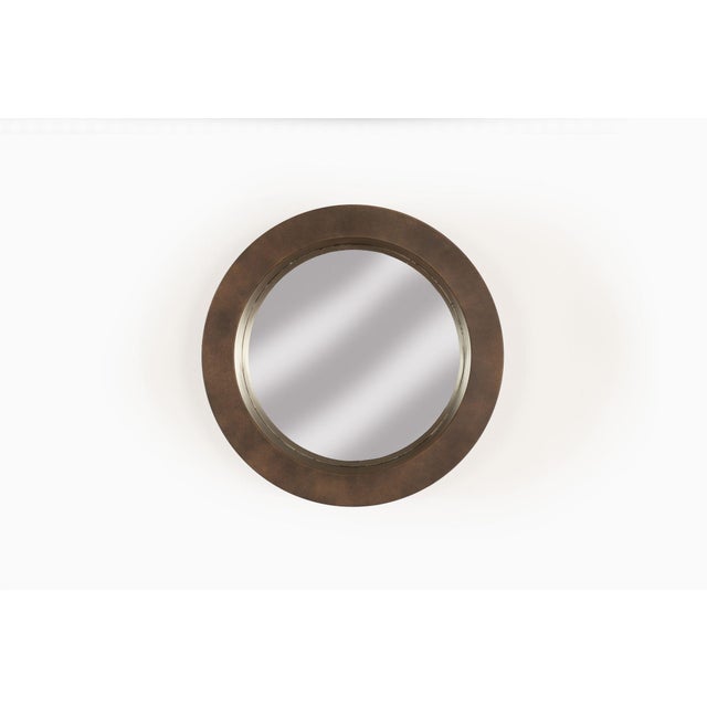 Mid-Century Modern Curtis Jere Porthole Wall Mirror 1970c. For Sale - Image 3 of 5
