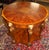 Maitland Smith Mahogany Inlaid Lion Carved Center Table Dimensions : 42" Diameter X 30.5" Tall This stunning table was...