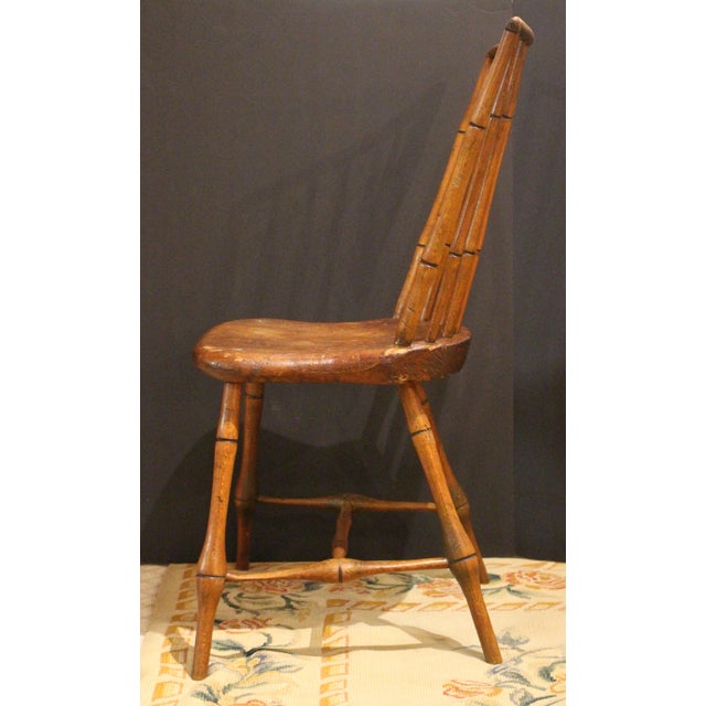 Circa 1830 New England Windsor Side Chair For Sale - Image 4 of 9