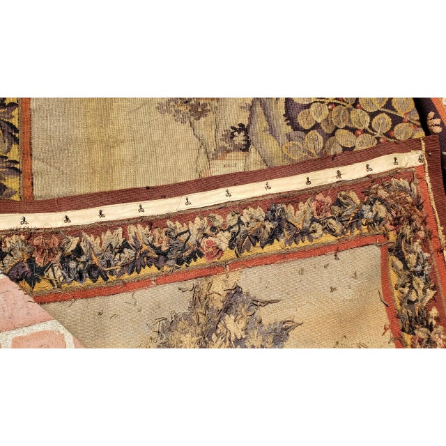 19th Century Tapestry With Falcon and Dogs For Sale - Image 11 of 11