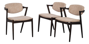Dining Chairs attributed to Kai Kristiansen for Schou Andersen, Denmark, 1950s, Set of 3