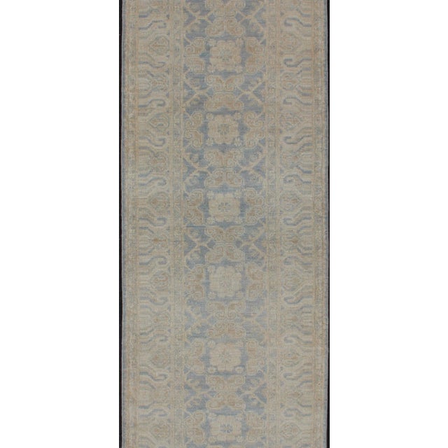 Runner With All-Over Khotan Design With Geometric Motifs 2'9 X 12'0 For Sale - Image 4 of 12