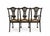 Vintage Ornate Cast Metal Miniature Doll Settee With Upholstered Seat For Sale - Image 4 of 5
