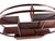 Vintage Chinese Export Handcrafted Mahogany Display Shelf For Sale - Image 4 of 11