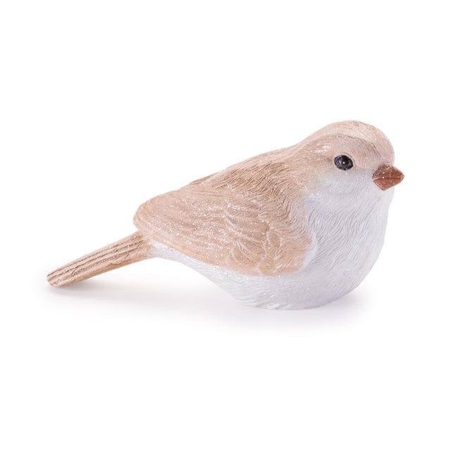 Kenneth Ludwig Chicago Glittered Bird Figurine (Set of 6) For Sale - Image 4 of 7
