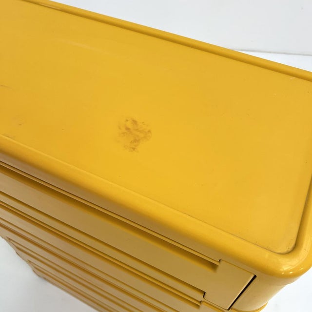 Plastic Red Model 4964 Chest of Drawers by Olaf von Bohr for Kartell, 1970s For Sale - Image 7 of 13