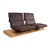 Koinor Free Motion Edit 3 Leather Two-Seater Brown Electric Function Sofa For Sale - Image 5 of 17