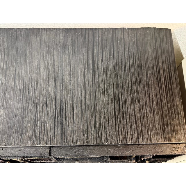 Metal James Bearden Steel, Enamel and Bronze Cabinet For Sale - Image 7 of 13