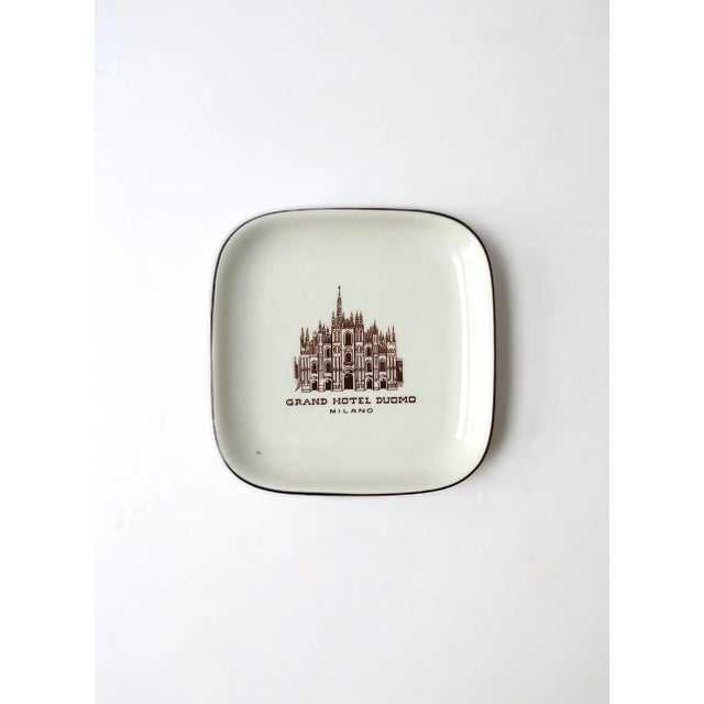 An Italian porcelain jewelry dish from the Grand Hotel Milano, by Italian designer, Richard Ginori, circa early-20th...