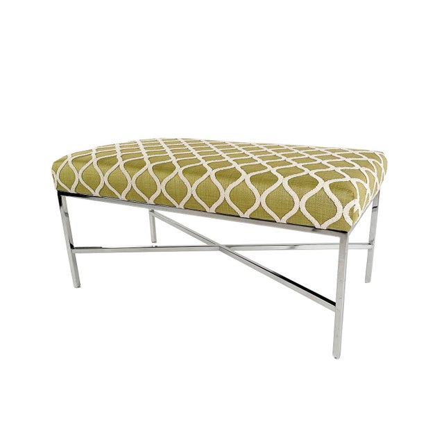 The fabric bench presented combines a sleek, contemporary, and modern look. Made with premium moss linen. The fabric is...