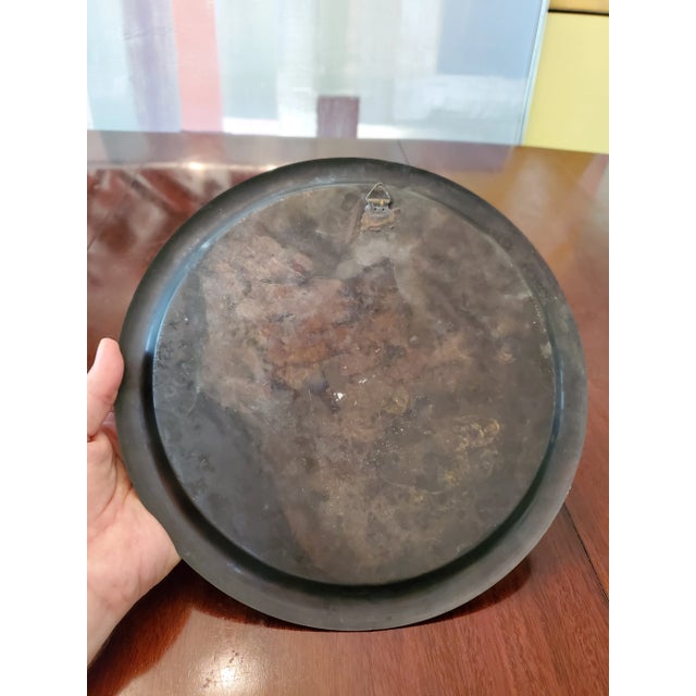 Antique Egyptian Revival Precious Mixed Metal Charger For Sale - Image 9 of 10