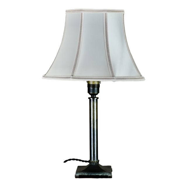 Table Lamp by Hugo Gelin for Ystad Brons, Sweden, 1930s For Sale