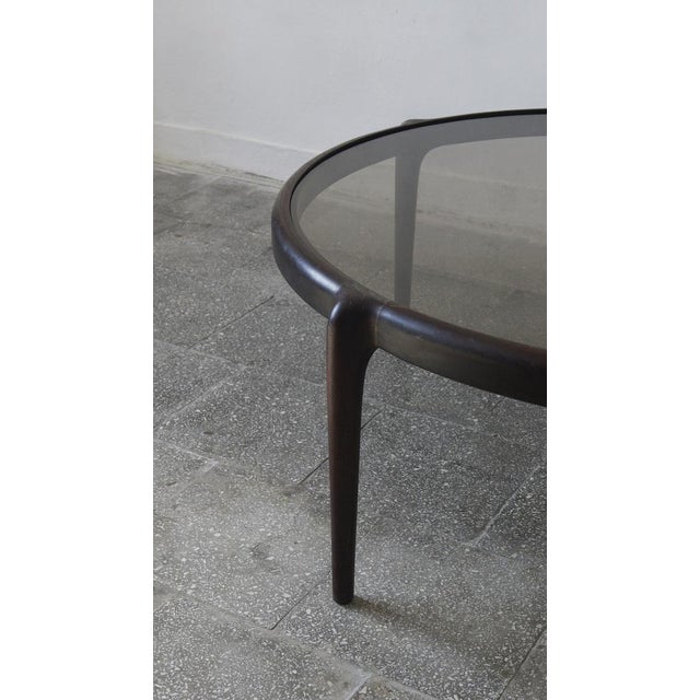 Large Mid-Century Coffee Table in Mahogany For Sale - Image 5 of 10