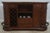 Howard Miller Howard Miller Marble Top Bar Wine Cabinet & 3 Stools For Sale - Image 4 of 18