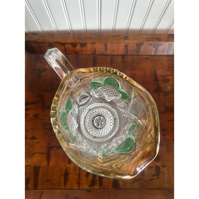 Early 20th Century Early American Pattern Glass Pitcher For Sale - Image 4 of 5