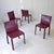 Cab 412 Chairs in Burgundy Leather by Mario Bellini for Cassina, 1970s, Set of 4 For Sale - Image 6 of 14
