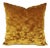 Kravet Chic Velour in Antique Gold Velvet Pillow Cover - 20" X 20" Silky Plush Gold Velvet Cushion Case For Sale