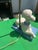 Mid-Century Modern Vintage Ceramic Sitting Poodle Table Lamp For Sale - Image 3 of 7