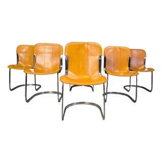 Vintage Dining Chairs from Cidue, 1970s, Set of 6 For Sale