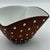 Mid-Century Graveren Norway Sculptural Brown & White Pottery Bowl For Sale - Image 4 of 6