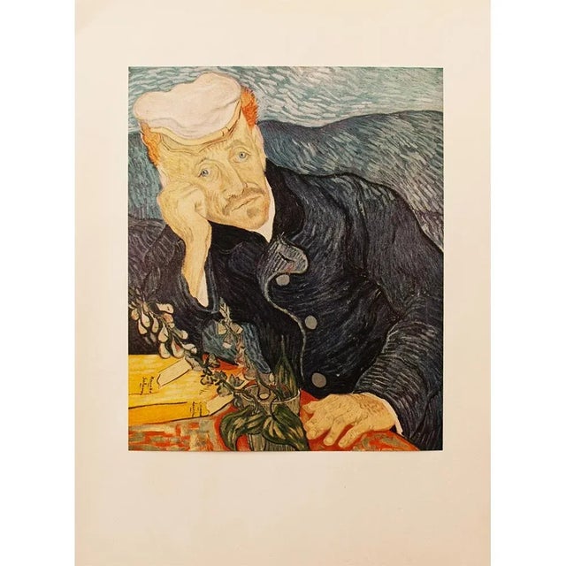 Tangerine 1954 After Van Gogh "Portrait of Dr. Gachet", First Edition Print For Sale - Image 8 of 9