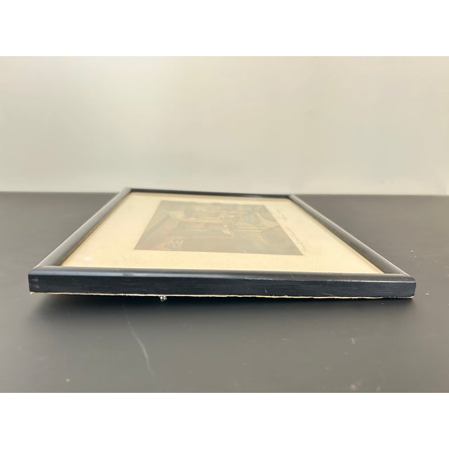 Early 20th Century Wallace Nutting Hand-Colored Photograph “Proud as a Peacock” – Signed Colonial Interior Scene For Sale In New York - Image 6 of 7