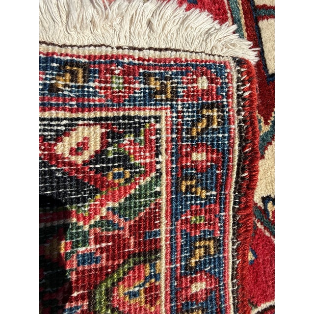 9ft 4in × 12ft 4in Iranian Hariz Area Rug With Jewel Tones For Sale - Image 9 of 13