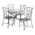 Faux Bois Outdoor Dining Set For Sale