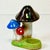 1980s Vintage Boho Chic Arts & Crafts Ceramic Mushroom Candle Votive Holder. For Sale - Image 14 of 16