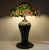 Gorgeous Tiffany-Style Art Nouveau Lamp With Bronze Base For Sale - Image 14 of 18