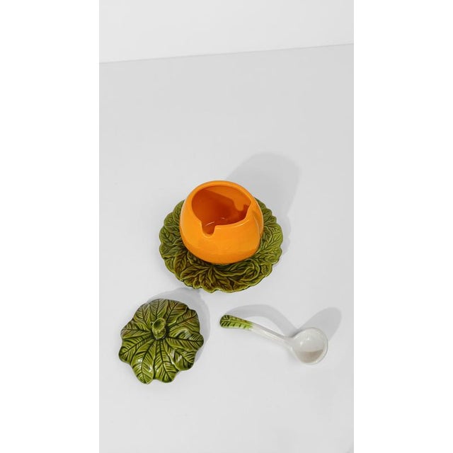 Ceramic Vintage Italian Majolica Sugar Bowl from Italica Ars, 1970s For Sale - Image 7 of 14