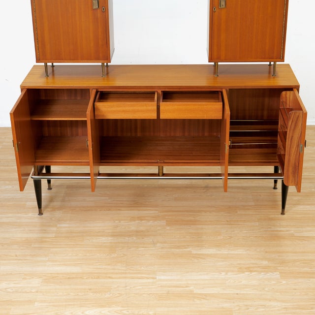 Vintage 1950s Italian Buffet Liquor Cabinet For Sale - Image 9 of 10