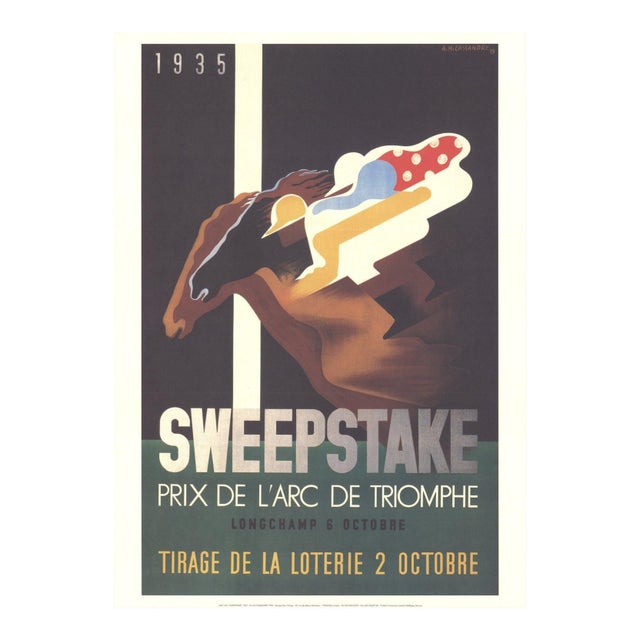 A.m. Cassandre Sweepstake, 1998 For Sale