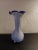 Art Deco 1970s Periwinkle Blue Jack in the Pulpit Murano Style Vase For Sale - Image 3 of 6