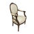 French 19th Century French Louis XVI Walnut Armchair ~ Fauteuil For Sale - Image 3 of 8