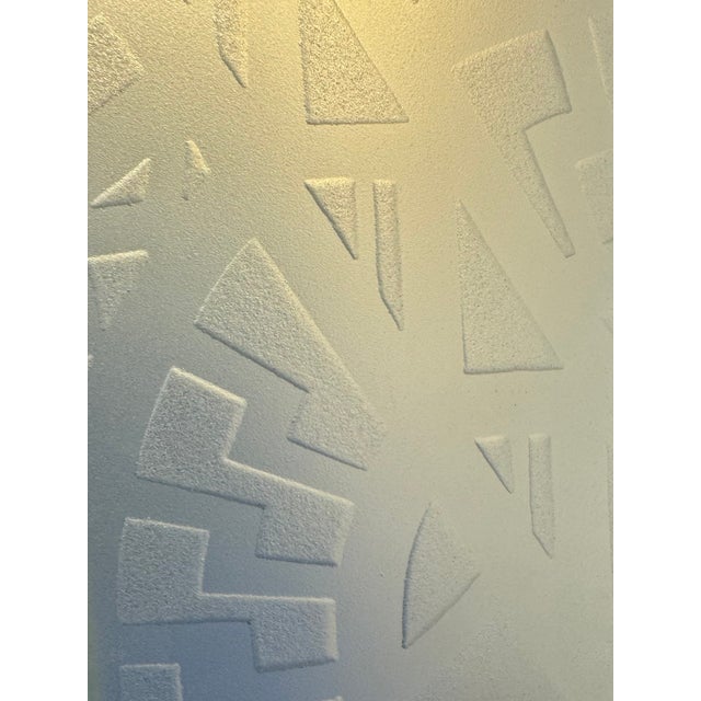 Art Deco Modernist Wall Sconce in Oak and Frosted Glass, France, 1930 For Sale - Image 11 of 14