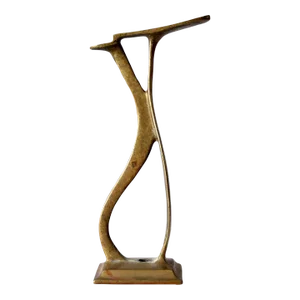 Antique Brass Shoe Stand