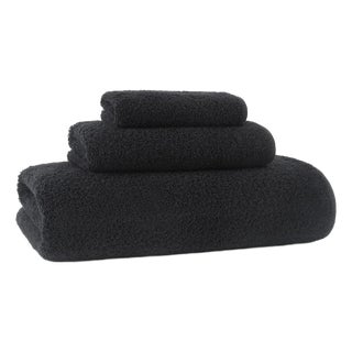 Prestige Garment Washed Bath Towel, Black For Sale
