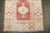 One of a kind Turkish Prayer Niche Anatolian Oushak Rug from the early 20th century.