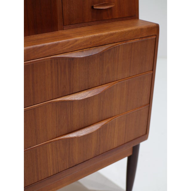 Large Teak Secretary from Erling Torvits, Denmark, 1960s For Sale - Image 15 of 18