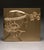 Art Deco Pair of Secessionist Reliefs Made After Georg Klimt, Sculptural Golden Bas Relief With Female Profiles, Wall Object For Sale - Image 3 of 18