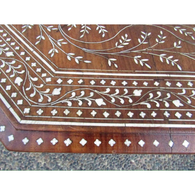 Antique Anglo Indian Inlaid Table For Sale - Image 14 of 15
