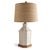 English Amelia Cream Bamboo Birdcage Lamp with Raffia Shade For Sale - Image 3 of 5