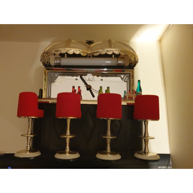 Mini Bar Clock of the Royal Casino, 1960 For Sale - Image 4 of 5