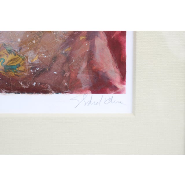 Starlie Sokol Hohne Untitled Globe Mixed Media Monoprint Artwork One-of-a-Kind For Sale - Image 15 of 18