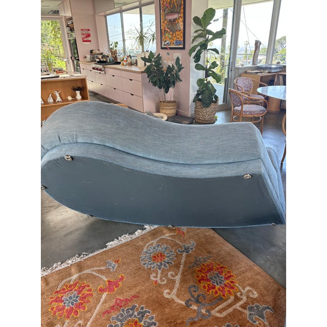 Attributed to Milo Baughman Serpentine Sectional Sofa Mid Century Modern For Sale - Image 12 of 12