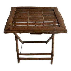 Bamboo Rattan Folding Table