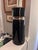 Mid-Century Modern Vintage 1960's Mid Century Modern Art Deco Ceramic Black and Platinum Italian Lamp - Pierre Cardin Style For Sale - Image 3 of 4