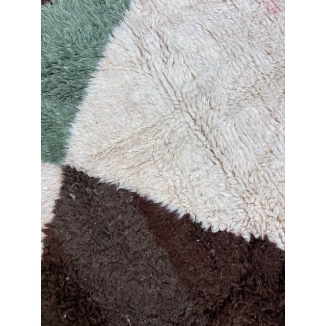 Contemporary Abstract Moroccan Mrirt Rug For Sale - Image 6 of 9
