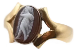Late 19th Century Cameo Dress Ring, Size 6.5